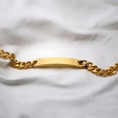 Gold Kaplama Çelik Plaka Künye thumbnail 2