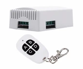 Alkatronik 433MHz RF 4 Kanal Röle Modül DC 12V 4 Buton Kumanda Kablosuz Motor Pompa Fan Lamba Perde Akıllı Ev - 6