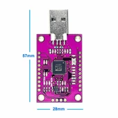 Alkatronik FTDI FT232HQ USB Çevirici Modül Uart Rs232 Rs485 Jtag Flash Card Fifo SPI I2C MPSSE 8051 thumbnail 5