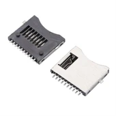 Alkatronik Micro SD Kart Soketi Hafıza Kartı Microsd Kart Bellek Yaylı Kart Algılayıcı 8 + 2 Pin Konnektör thumbnail 6