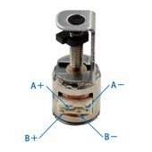 Alkatronik Micro Step Motor Slider Mini Micro İki Fazlı Dört Telli Minyatür Kayar Vidalı Step Motor thumbnail 4