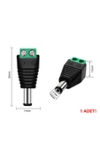 Alkatronik 5.5mm x 2.1mm Dc Adaptör Klemens Dönüştürücü Erkek 24V 5A 2 Pin Terminal Kolay Lehimsiz Hızlı Bağlan thumbnail 3