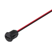 Alkatronik Type C Panel Montaj Dişi Soket 2 Pin 15cm Kablolu Uzatma USB 3.1 Konnektör Araba Kamera Oyuncak - 7