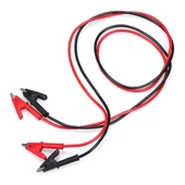 Alkatronik 12A Krokodil Krokodil Kablo Çifti 1 Metre Yüksek Akım Probu Multimetre Güç Kaynağı Test Ölçme Kablos thumbnail 6