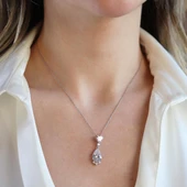 Damla Taşlı Gümüş Zirkon Takım thumbnail 3