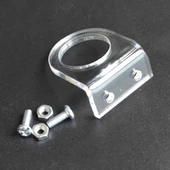 Alkatronik 18mm Çap Sensör Plastik Tutucu Pleksi Montaj Parçası Şeffaf Sabitleme Braket Holder LJ18 E18-D80NK thumbnail 3