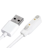 Alkatronik Usb 2 Pin Pogo Kablo Akıllı Saat Manyetik Sabitleyici Şarj Kablosu GT88 GT68 KW08 KW18 KW88 KW98 K99 - 2