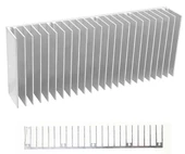 Alkatronik 15cm x 6cm x 2.5cm Alüminyum Metal Soğutucu Blok Radyatör Peltier Isı Düşürücü Amfi Led Entegre - 3
