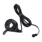 Alkatronik Elektrikli Bisiklet Gaz Kolu Scooter Motor Baş Parmak Hız Kontrol Ekransız Aksesuar Parça 23mm Alüm thumbnail 6