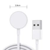 Alkatronik Watch Serisi Uyumlu Akıllı Saat Kablosuz Şarj 1 Mt Apple 1 2 3 4 5 6 7 8 9 10 Se Ultra Mıknatslı Usb - 2