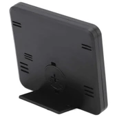 Alkatronik Saat Nem Sıcaklık Ölçer Zaman Hava Durumu Isı Gösterge Dijital Ekran Termometre Ev Oda Ofis Kuluçka thumbnail 3