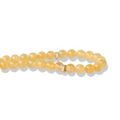 Gümüş Püsküllü Sitrin Taşlı Tesbih thumbnail 3