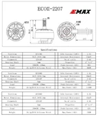 Alkatronik Emax ECO II 2207 2400KV Fırçasız Motor Çelik Mil Model Uçak Rc Multicopter Quadcopter Drone Fpv thumbnail 8