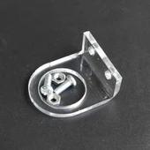 Alkatronik 18mm Çap Sensör Plastik Tutucu Pleksi Montaj Parçası Şeffaf Sabitleme Braket Holder LJ18 E18-D80NK thumbnail 2