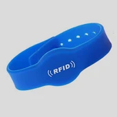 Alkatronik 13.56Mhz Rfid Manyetik Bileklik Mavi Su Geçirmez Silikon Proximity Göstergeç 13.56 Mhz Kapı Geçiş thumbnail 4
