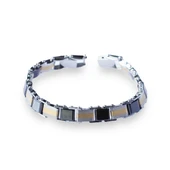 3 Renkli Çift Taraflı Çelik Bileklik thumbnail 1