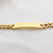 Gold Kaplama Çelik Plaka Künye thumbnail 4