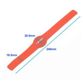 Alkatronik 13.56Mhz Rfid Manyetik Bileklik Kırmızı Su Geçirmez Silikon Proximity Göstergeç 13.56 Mhz Kapı Geçiş thumbnail 5