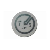 Alkatronik Uhf J41 Etiket Kart 860-960Mhz 12mm Yuvarlak Yapışkanlı Pasif Rfid Film Tag Ürün Araba Kitap Kıyafe thumbnail 7