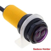 Alkatronik 18mm Çap Sensör Plastik Tutucu Pleksi Montaj Parçası Şeffaf Sabitleme Braket Holder LJ18 E18-D80NK thumbnail 5