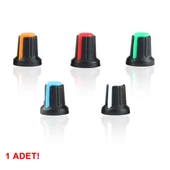 Alkatronik Plastik Pot Başlığı 6mm Potansiyometre Rotary Enkoder Ses Voltaj Kontrol 360 Derece thumbnail 4