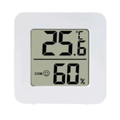 Alkatronik 45mm Mini Nem Sıcaklık Ölçer Hava Durumu Isı Gösterge Dijital Ekran Termometre Ev Oda Ofis Kuluçka - 1