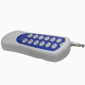 Alkatronik 433MHz Kablosuz Uzaktan Kumanda 12 Buton Teleskopik Anten Garaj Otomatik Kapı Kepenk Bariyer Alarm thumbnail 6