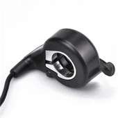 Alkatronik Elektrikli Bisiklet Gaz Kolu Scooter Motor Baş Parmak Hız Kontrol Ekransız Aksesuar Parça 23mm Alüm thumbnail 2