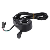 Alkatronik Elektrikli Bisiklet Gaz Kolu Scooter Motor Baş Parmak Hız Kontrol Ekransız Aksesuar Parça 23mm Alüm thumbnail 7