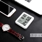 Alkatronik Saat Nem Sıcaklık Ölçer Zaman Hava Durumu Isı Gösterge Dijital Ekran Termometre Ev Oda Ofis Kuluçka thumbnail 5