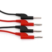 Alkatronik 12A Banana Banana Kablo Çifti 1 Metre Yüksek Akım Probu Multimetre Güç Kaynağı Test Ölçme Kablosu thumbnail 3