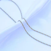 2 Renkli Burgu Çelik Zincir thumbnail 2