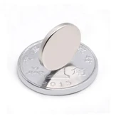 Alkatronik 4 Adet 12mm x 1.5mm Yuvarlak Mıknatıs Disk Neodyum Buzdolabı Ofis Yazı Not Tahtası Ev Hobi Oyuncak thumbnail 6