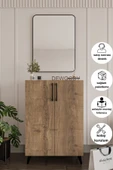 Dewoody Ayakkabılık 4 Bölmeli Kulplu Ayakkabılık Çok Amaçlı Dolap - 1