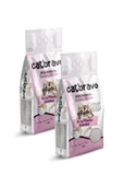 CATBRAVO Aktif Topaklanan Bebek Pudrası Kokulu Kedi Kumu 10 Lt X 2 Adet thumbnail 1
