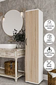 Dewoody Çok Amaçlı 5 Bölmeli Banyo Kiler Mutfak Dolabı - 1