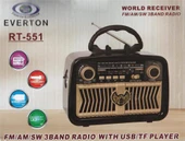 Everton Rt-551  Bluetooth Fm-Usb-Tf-Aux Şarjlı Nostaljik Radyo - 1