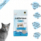 CATBRAVO Aktif Topaklanan Marsilya Sabunuı Kokulu Kedi Kumu 5 Lt - 2