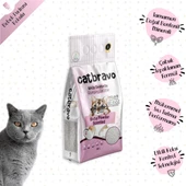 CATBRAVO Aktif Topaklanan Bebek Pudrası Kokulu Kedi Kumu 10 Lt - 1