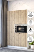Dewoody Çok Amaçlı 5 Kapaklı Kiler Dolabı/ Mikrodalga Dolabı/ Mini Fırın Dolabı - 1