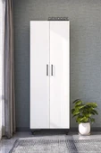 Dewoody 8 Raflı Kalın Raflı Çok Amaçlı Mutfak Banyo Dolabı - 2