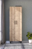 Dewoody 8 Raflı Kalın Raflı Çok Amaçlı Mutfak Banyo Dolabı - 2