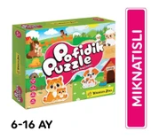 Y.Z. 6-16 Ay Ilk Pofidik Magnet Puzzle - Çiftlik Hayvanları - 1