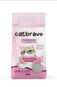 CATBRAVO Aktif Topaklanan Bebek Pudrası Kokulu Kedi Kumu 10 Lt thumbnail 1