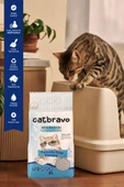 CATBRAVO Aktif Topaklanan Marsilya Sabunuı Kokulu Kedi Kumu 5 Lt thumbnail 3