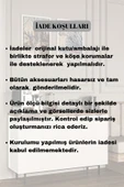 Dewoody Kahve Köşesi Metal Ayaklı Metal Kulplu Çok Amaçlı Dolap 4 Kapaklı Mutfak Dolabı - 6