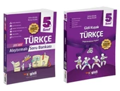 GİZLİ YAYINLARI 5.SINIF TÜRKÇE ALIŞTIRMALI SORU BANKASI - TÜRKÇE GİZLİ KUŞAK DEĞERLENDİRME FÖYLERİ - 1