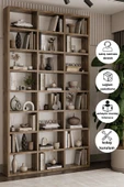 Dewoody Çok Raflı Dekoratif Kitaplık/Çok Amaçlı Dolap - 1