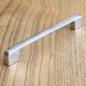 10 Adet Arel Kulp Mobilya Mutfak Dolabı Çekmece Dolap Kulpları Kapak Kulpu Kulbu Krom Renk 128 mm Metal thumbnail 4