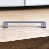 10 Adet Arel Kulp Mobilya Mutfak Dolabı Çekmece Dolap Kulpları Kapak Kulpu Kulbu Krom Renk 128 mm Metal thumbnail 6